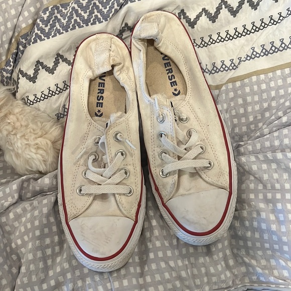 Converse Shoes - Converse white all stars size 9